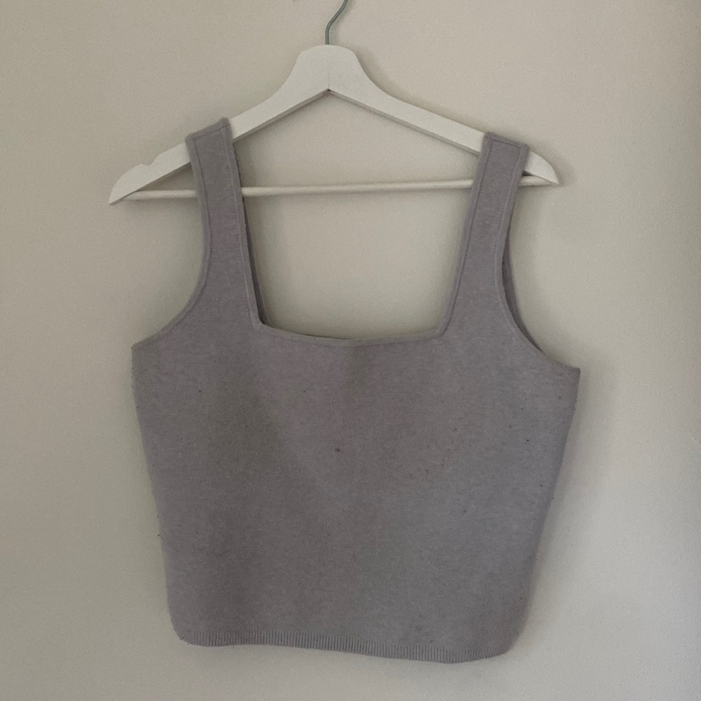 Sweater cropped tank top - Abercrombie